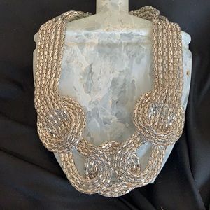 2/$35 Silver Twisted Necklace